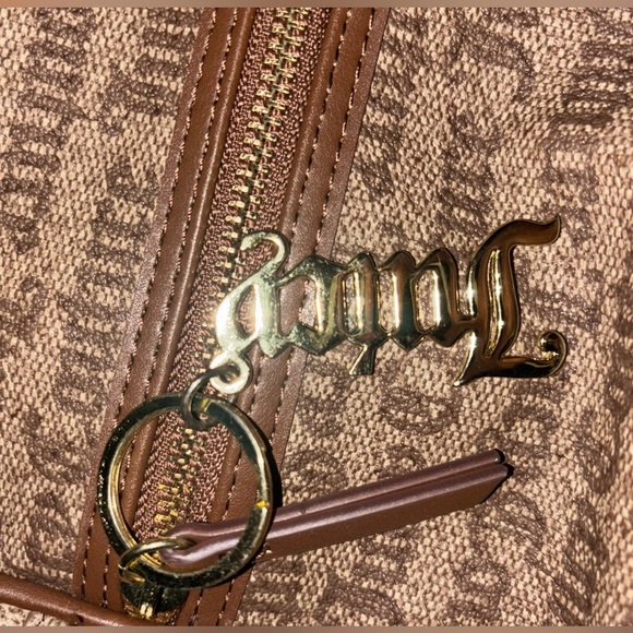Juicy Couture Mini Tan Backpack with Gold Logo - Picture 6 of 6